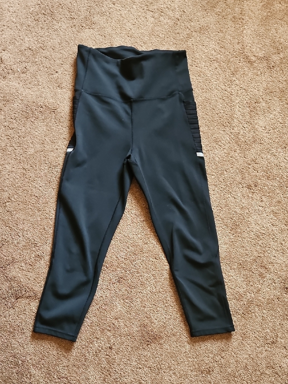 BSP Black Leggings Women's Size L Activewear Yoga Athletic